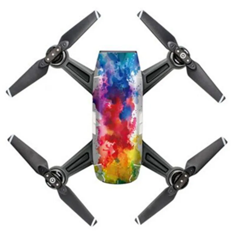 DJI Spark Радиоуправляемый квадрокоптер Водонепроницаемый FPV-системы Racer Drone Средства ухода за кожей В виде ракушки Наклейки камуфляж красочные наклейки DIY Интимные аксессуары