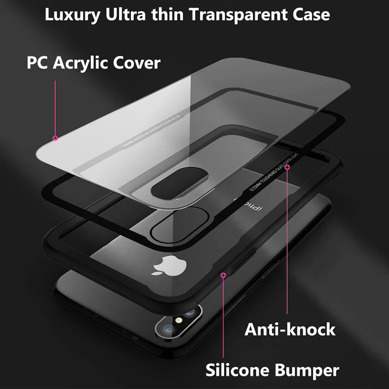 Роскошный бронированный чехол для телефона iPhone XS MAX XR TPU силиконовый бампер ПК