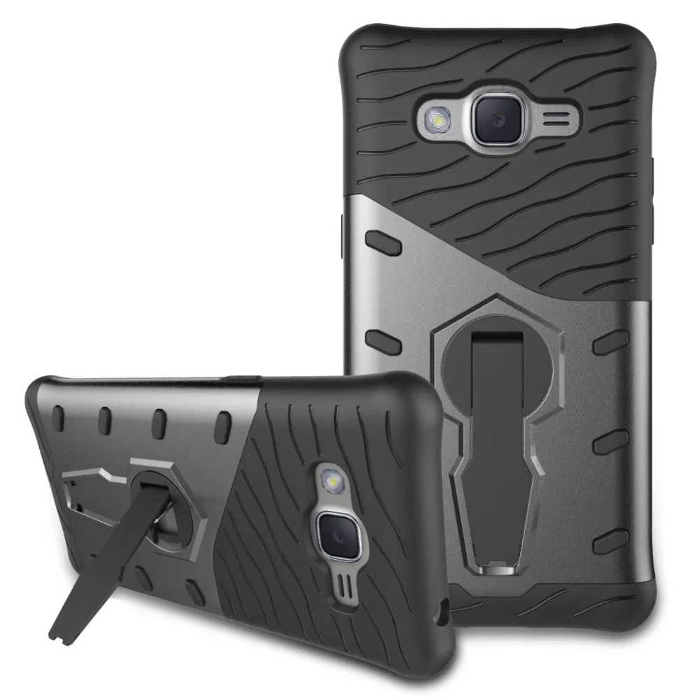 Двухслойный жесткий бронированный чехол с поворотной подставкой противоударный