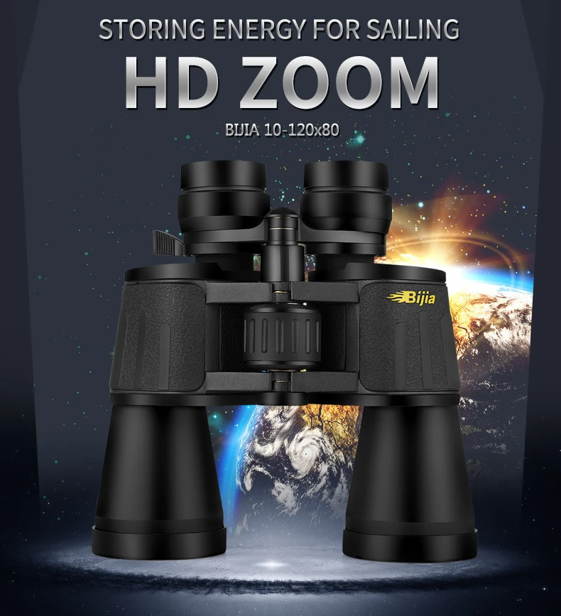 HD 10-120X80 Профессиональный BAK4 зум оптический бинокль широкий угол мощный телескоп для взрослых Открытый Инструменты Охота Кемпинг подарок
