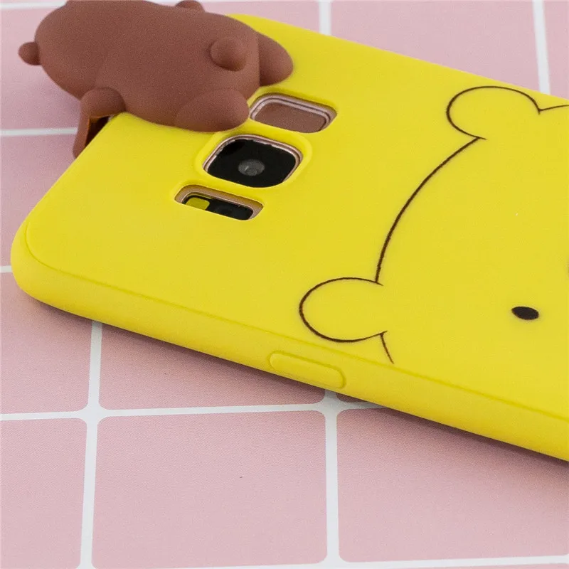 Модный Роскошный 3D милый мультяшный чехол для телефона Samsung S10 S9 S8 Plus S7edge S10lite Note8