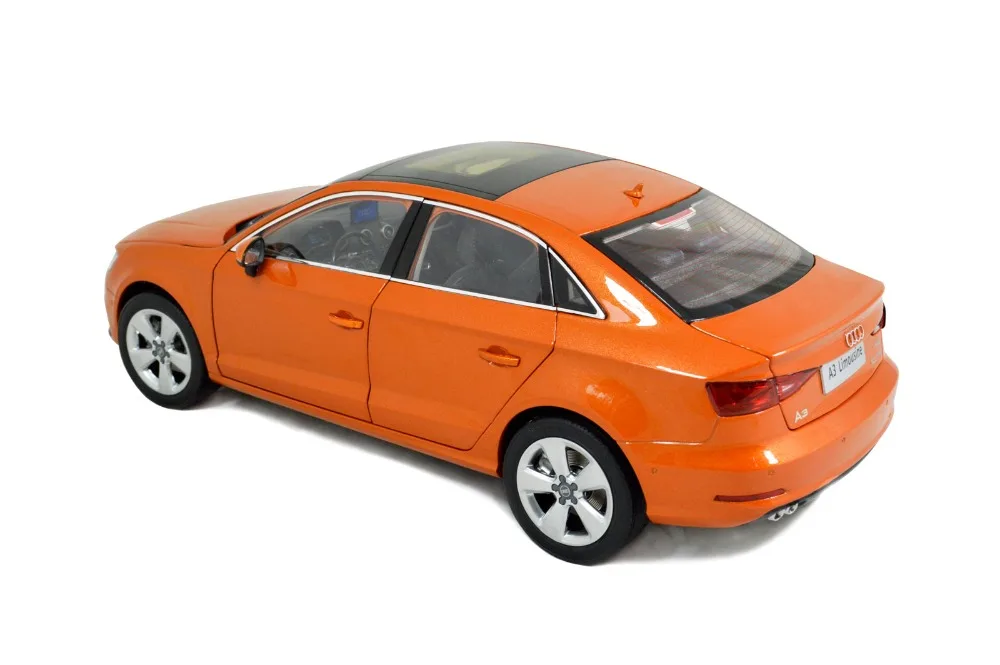 1/18 1:18 1 18 масштаб Audi A три седана лимузин оранжевая статическая имитация литый под