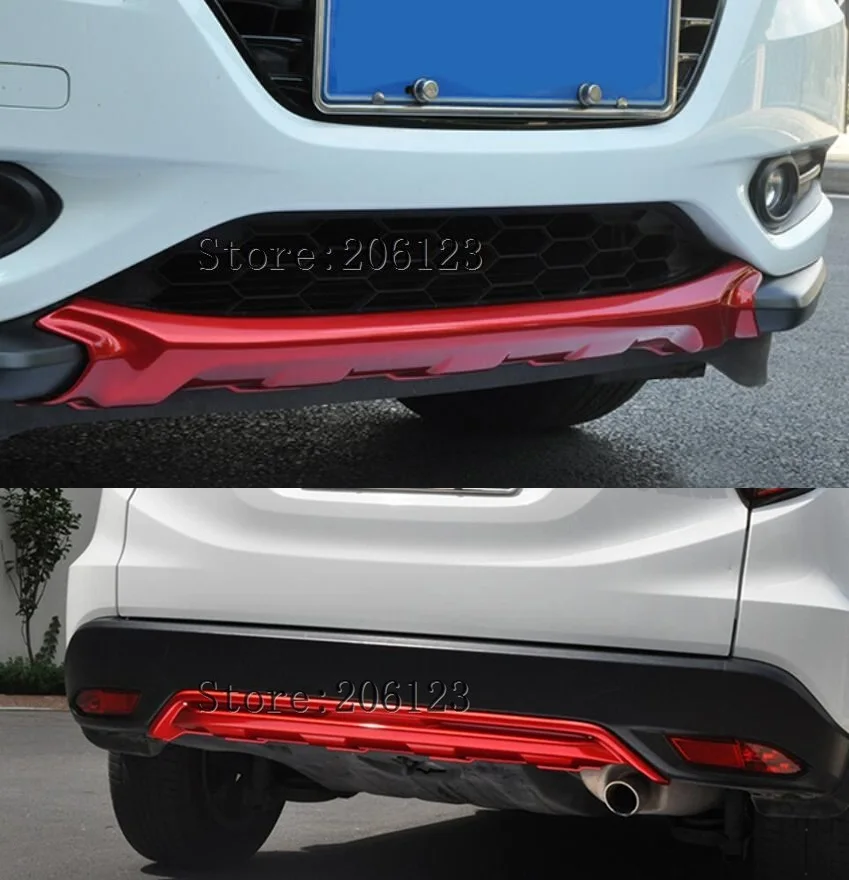 Для Honda HR-V HRV- автомобильный Стайлинг Передний Задний бампер кузова защитная накладка для защиты автомобиля щиток крыла бампер крышка отделка