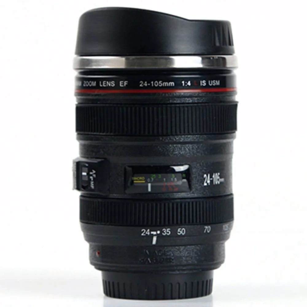 Фотокружки из нержавеющей стали 400 мл|mug coffee|gift cupcamera lens mug |