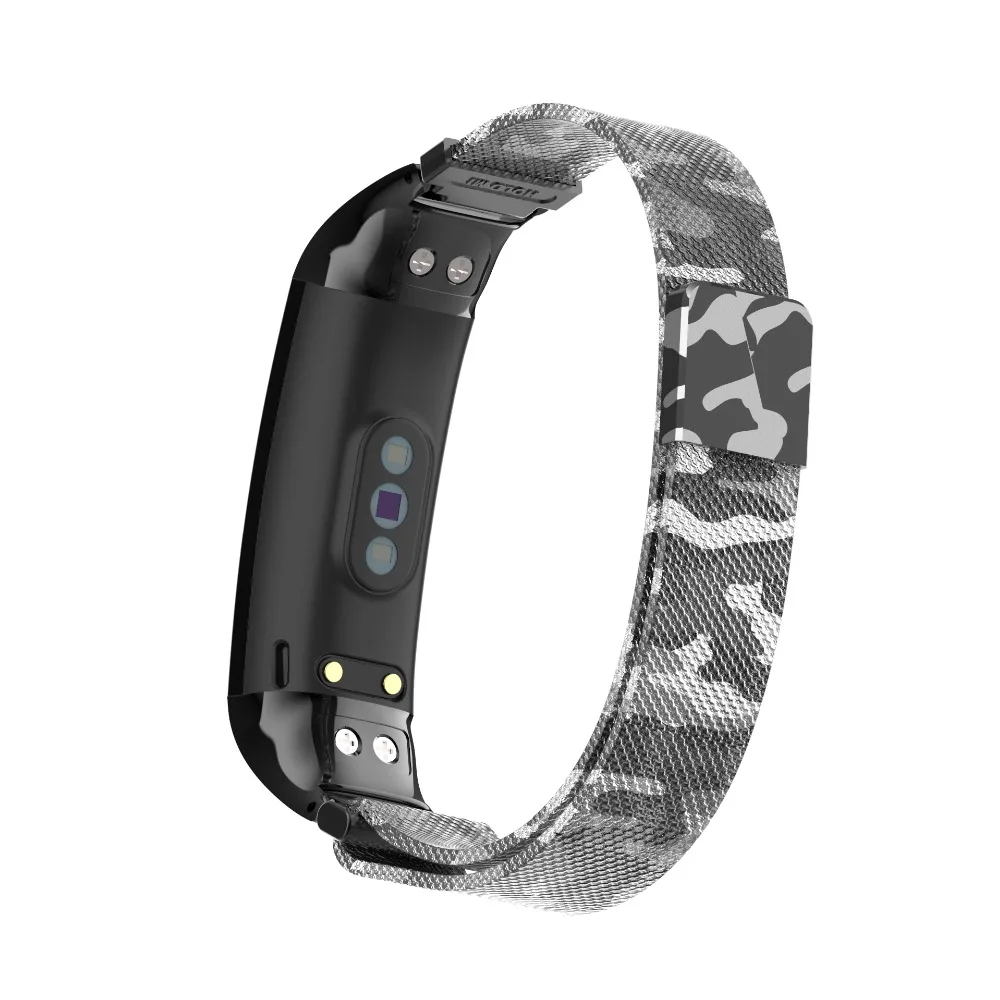 Обновленный Миланский металлический ремешок для huawei honor Band 4, магнитный браслет из нержавеющей стали для honor band 4, аксессуары