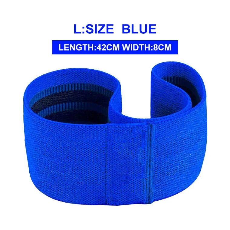 blue-L Фитнес-Эспандер для ног и ягодиц для тренировки в тренажерном зале силовая тренировка эластичная лента для упражнений оборудование для приседаний домашний экспандер - Цвет: blue-L