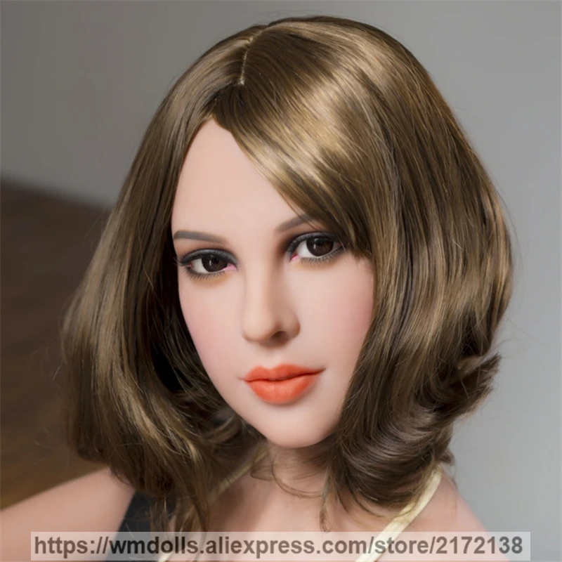 WMDOLL новые секс куклы голова настоящая силиконовая кукла для любви головы