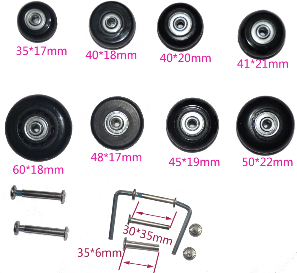 бесплатная доставка багаёа ремонта колес|luggage skate wheels|360 luggage wheelsluggage replacement wheels |