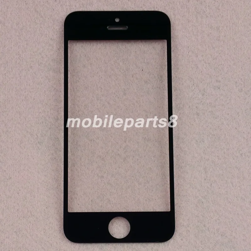 10 шт. бесплатная доставка сенсорный экран стекло для iPhone 5 и 5C 5S передний внешнее