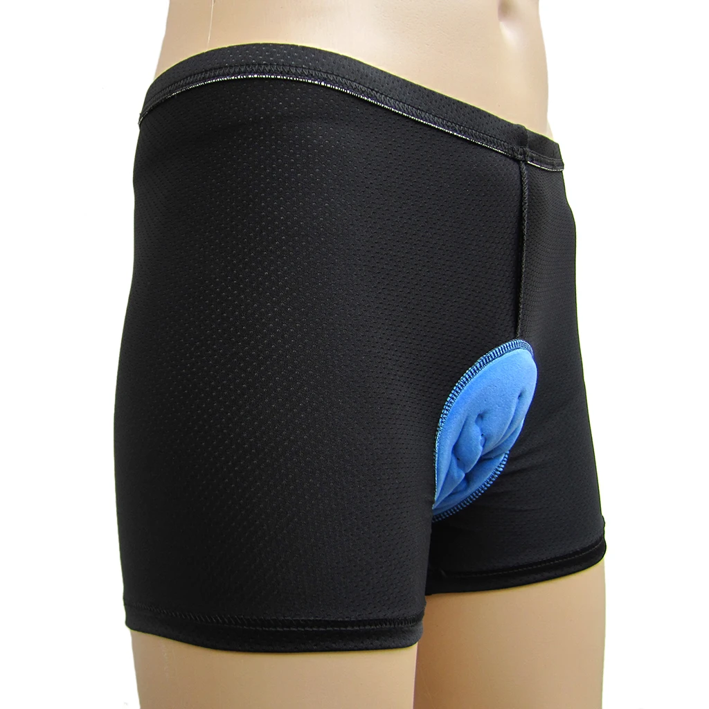 Men Bike Bicycle Cycling Riding Underwear Mountain MTB Shorts Silicone Padded Pant L Blue | Спорт и развлечения