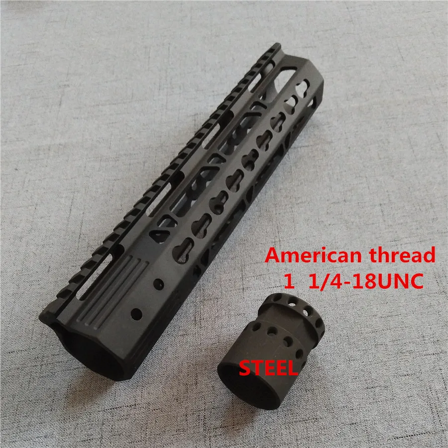 " 10" 1" 15" AR15 Тяжелая поплавок Keymod Handguard Пикатинни для охоты тактическая винтовка прицела стальная бочка гайка