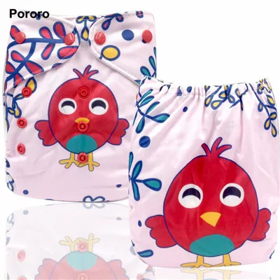s06 PORORO Новое поступление postional цифровая печать карманный подгузник, напечатаны один размер ткани детские пеленки - Цвет: s06