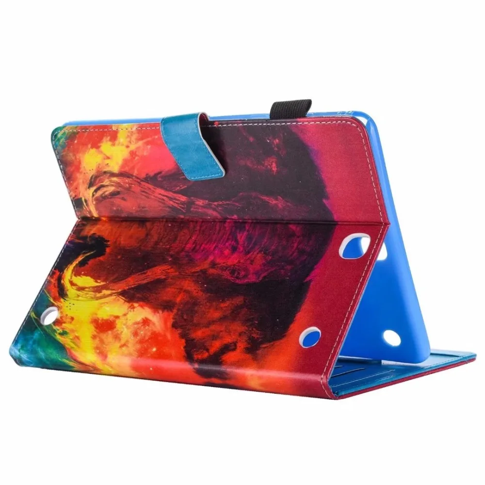 Модный раскрашенный флип-чехол из искусственной кожи для Samsung Galaxy Tab A 8 0 T350 T351 T355