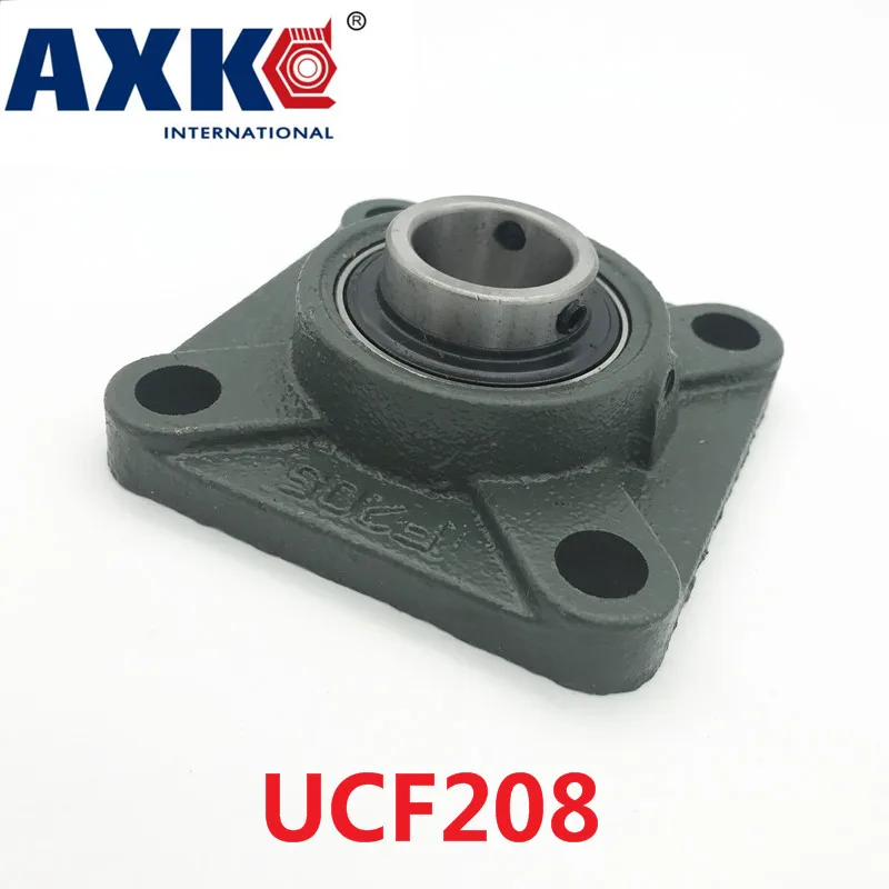 

Axk Ucf208 40mm 4-bolt Square Flange Pillow Block Bearing With Housing