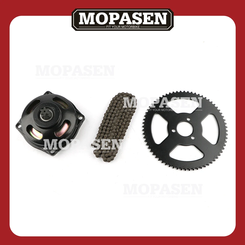 Цепь 25H Передняя шестерня Задняя звездочка цепь мини мотовездеход аксессуары для