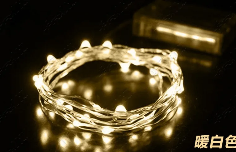 2m 20 Светодиодная лампа батареи меди серии свадьбы Рождества украшения all over the sky