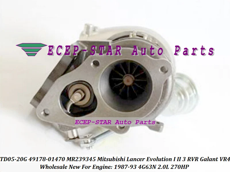 TD05 20G 49178 01470 4917801470 MR239345 турбо для Mitsubishi Lancer Evolution I II III RVR Galant VR4 1987 93 4G63N 2.0L 270HP|turbo turbo