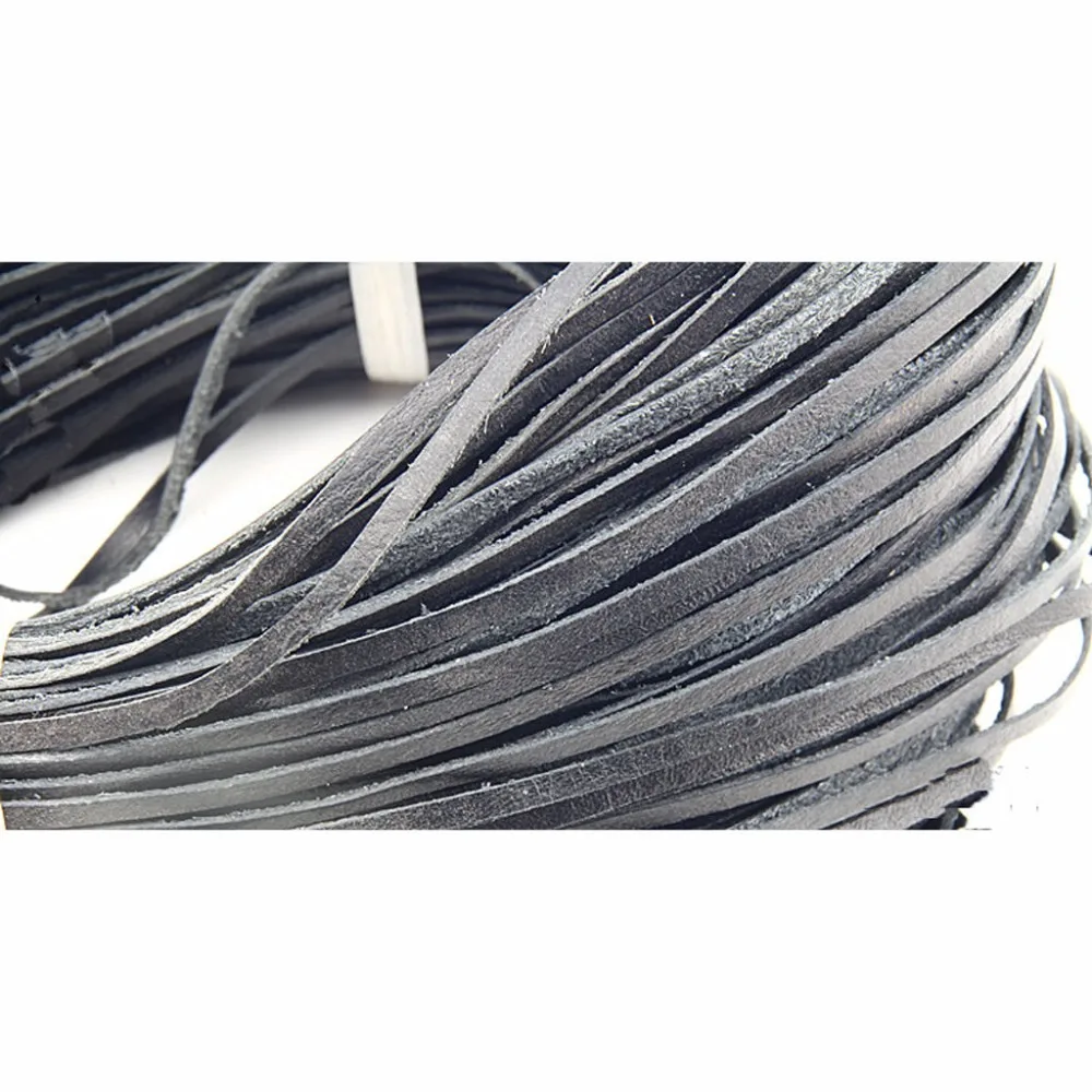 Плоский шнур стринги из 100% натуральной кожи 2 мм 30 3 цвета на выбор 1 метр|Кожаные