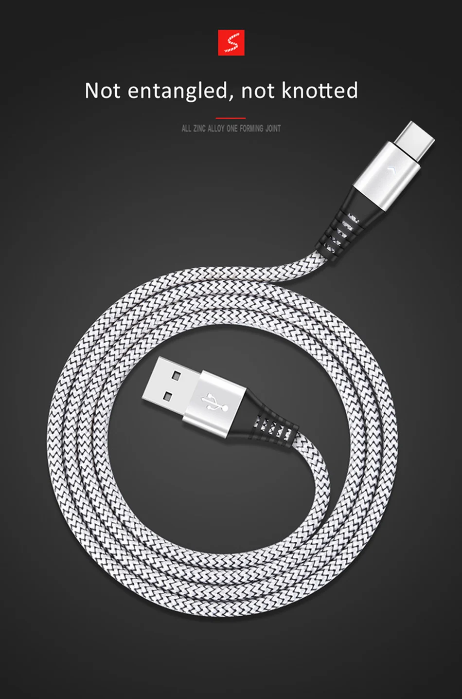 NOHON Тип usb C кабель для SamSung Gaxaly S8 S9 плюс 2.4A быстрой зарядки для Xiaomi Mi5 6 телефон короткий, для зарядного устройства Шнур 0,3 м 1,2 м