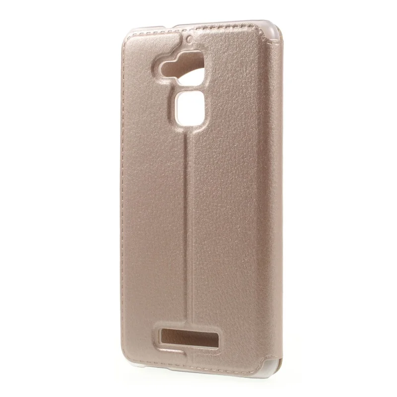 DULCII for Asus Zenfone 3 Max ZC520TL Case 5.2 Hollow View Window PU Leather Stand Flip Phone Cover Coque | Мобильные телефоны и