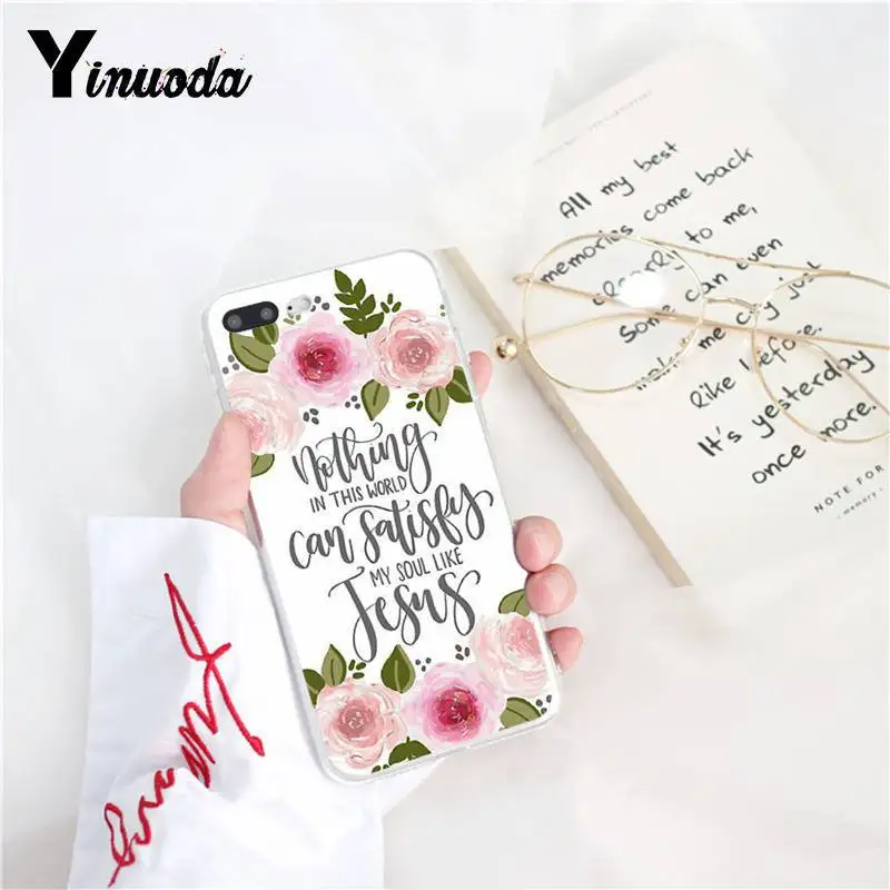 Yinuoda библейские филиппийцы Иисус Христос, христианский чехол для телефона для iPhone 8 7 6 6S 6Plus X XS MAX 5 5S SE XR 10 11 11pro 11promax