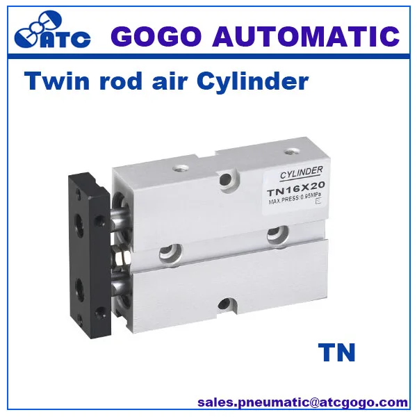 Фото double rod cylinder TN20-200 20mm bore 200mm stroke pneumatic components for filling machine parts dual cylinders Строительство и double rod cylinder TN20-200 20mm bore 200mm stroke pneumatic components for filling machine parts dual cylinders Строительство и