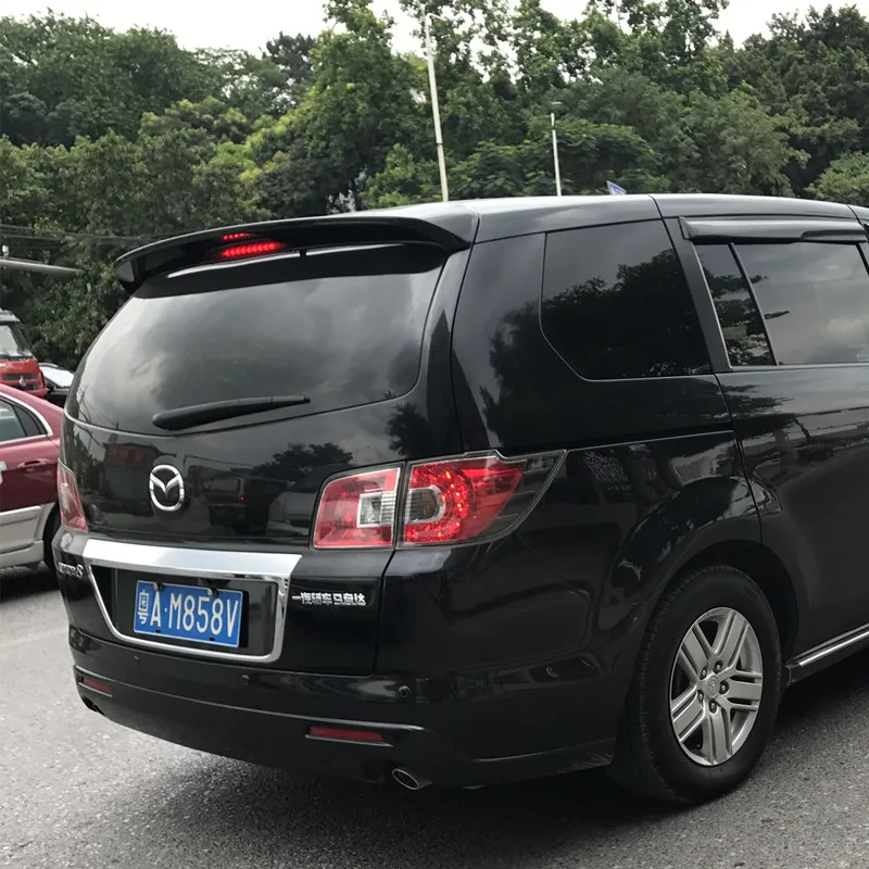 

For Mazda 5 2008 2009 2010 car decoration unpainted rear spoiler high quality ABS material roof tail wing