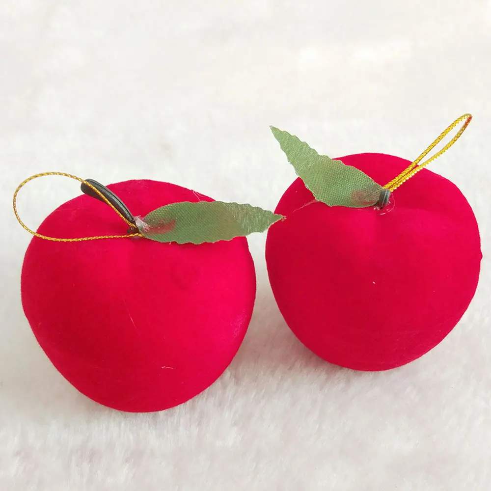 6 цветов красные яблоки 2020 рождественские украшения для дома Рождественская елка