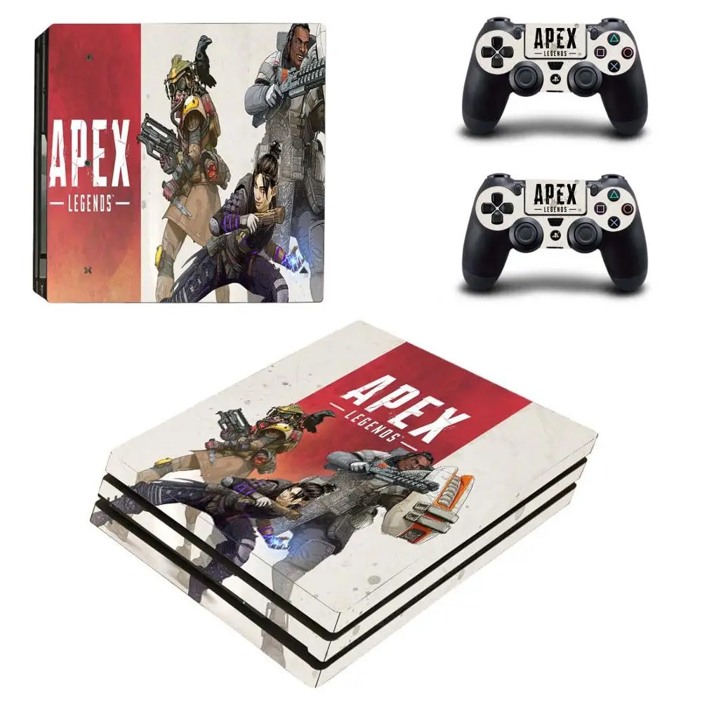 YSP4P-3218 Наклейка Vinilo PS4 Pro Skin Apex legends Play station 4 Pro sticker s для консоли sony PlayStation 4 Pro и контроллера Skins - Цвет: YSP4P-3218