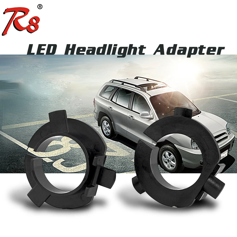 Аксессуары для установки Автомобильных СВЕТОДИОДНЫХ Фар H7 2 шт. адаптер лампы