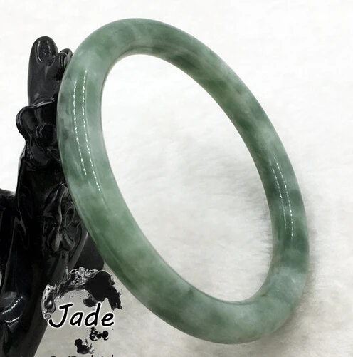 

100% Natural China Beautiful Green Nephrite stone Bangle Bracelet style Fine jewe Noble 100% Natural stone