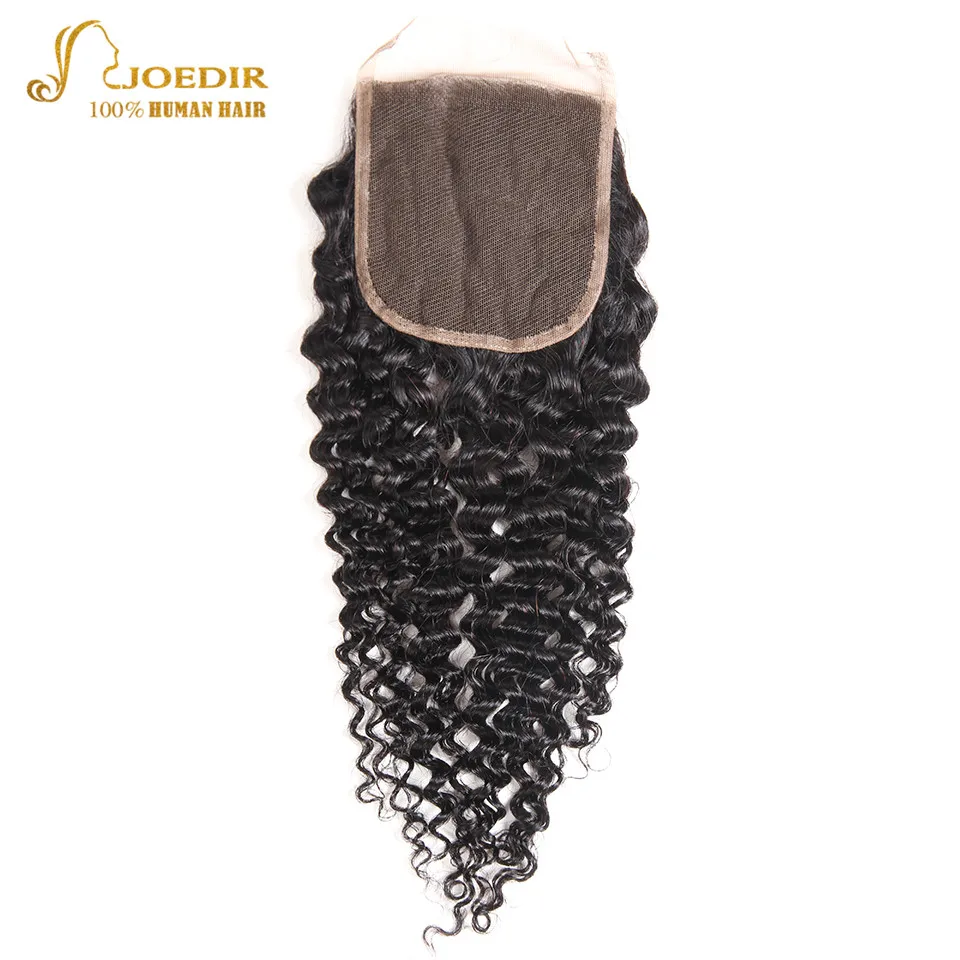 Joedir волосы монгольские афро кудрявые вьющиеся с закрытием шнурка человеческие