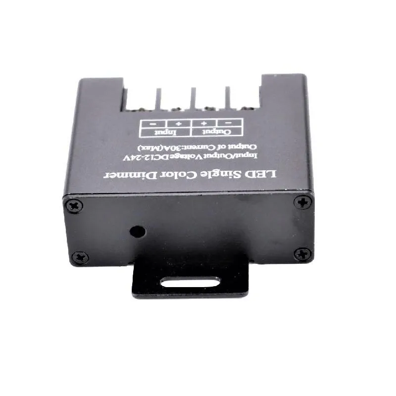 30A светодиодный диммер постоянного тока 12 V 24V один Цвет светильник полосы Яркость размер можно регулировать для 5050 5630 3014 5730 12 V Тира Светодиодная лента, освещение