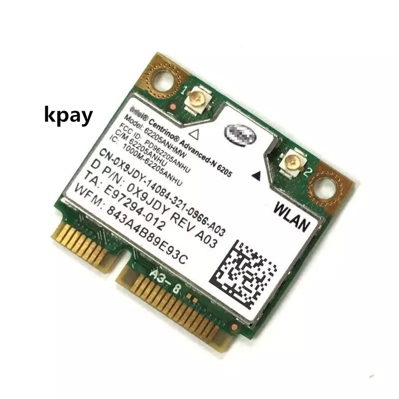 Intel Wireless-N 6205 62205ANHMW 300Mbps Mini PCI-E 2.4G+5G WIFI wireless network card HP EliteBook 8470p 8770W SPS 695915-001 | Компьютеры