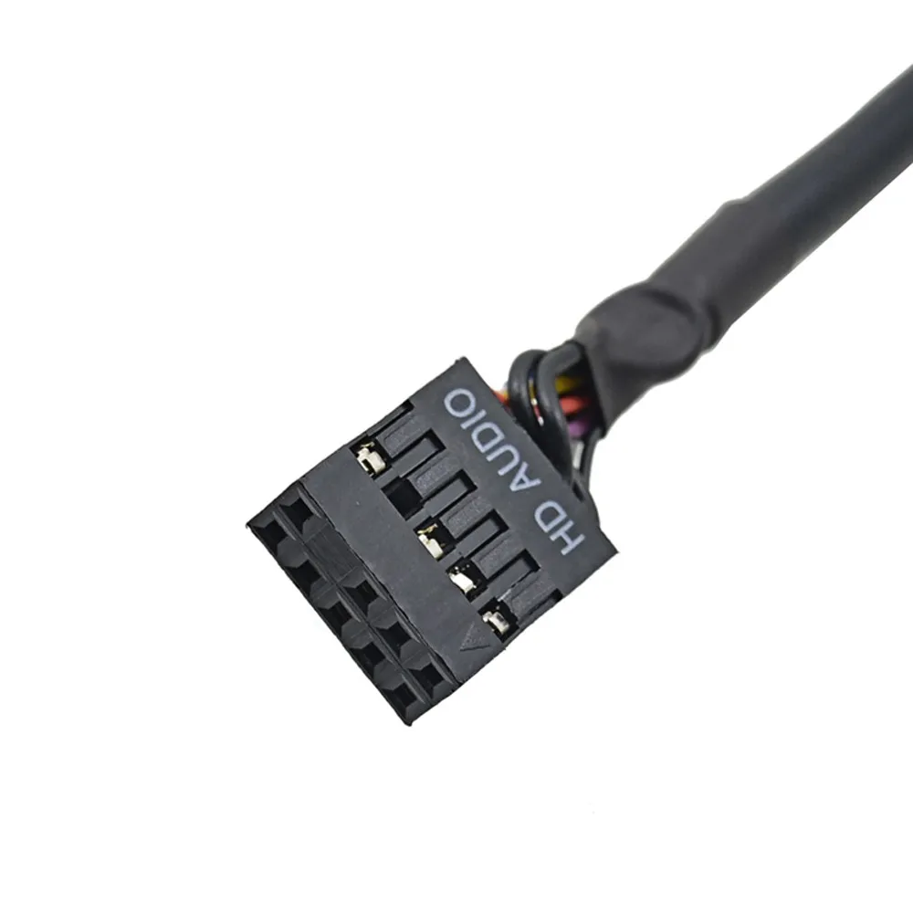 Высокоскоростной 20 Pin 4 порта USB 2,0+ HD аудио+ USB 3,0 Гибкая Передняя панель Spliter концентратор адаптер с 3," наушники до 5 Гбит/с