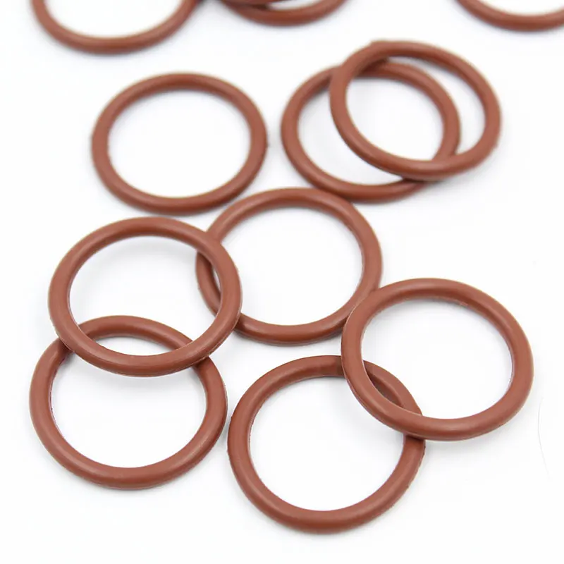 3 шт./лот фторрезиновое кольцо коричневое FKM уплотнительное CS: 1 мм