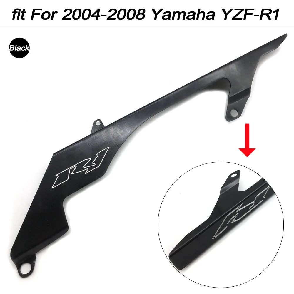 04-08 Yamaha YZF R1 Мотоциклетная цепная защитная крышка, алюминиевая заготовка для Honda CBR 600 F4 F4i 600RR F5 900RR 929RR 954RR 1000RR Fireblade - Цвет: 04-08 Yamaha YZF R1
