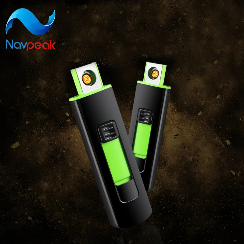 48 шт./лот Оптовая Продажа Дешевая USB-зажигалка для сигарет ветрозащитная