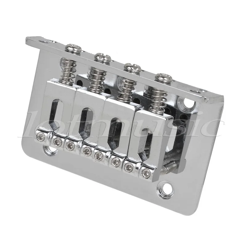 Хромированный 4-струнный фиксированный мост для фотогитары 5 наборов | Спорт и