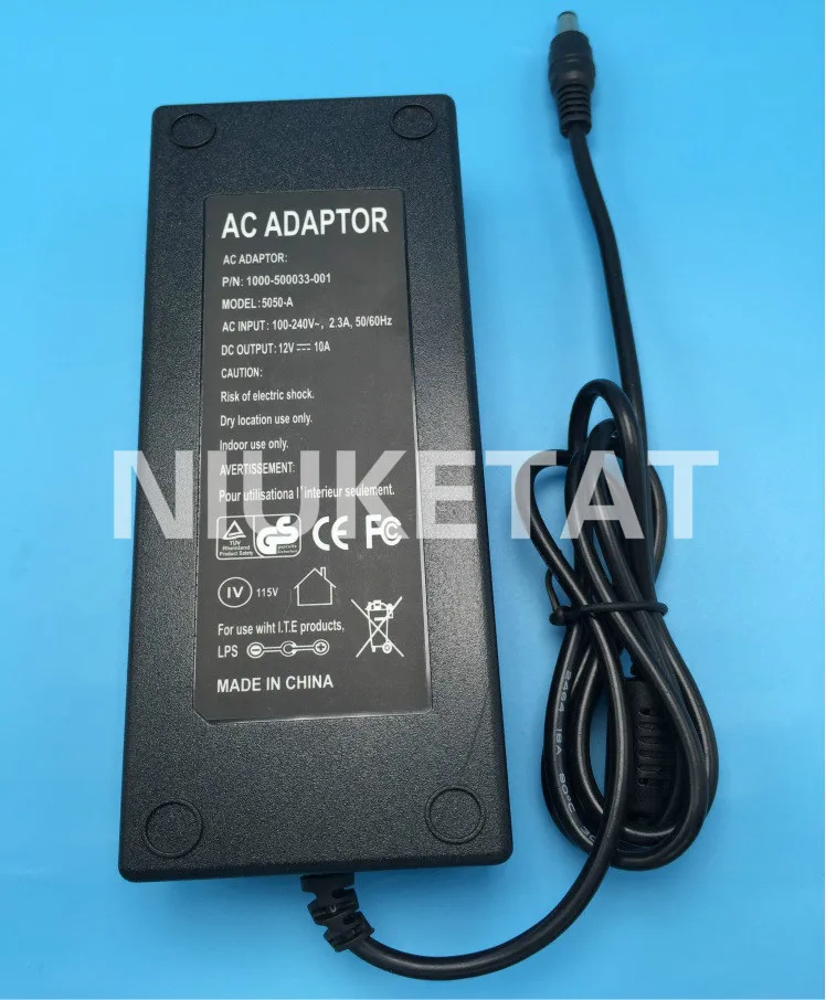 DC Мощность 12V 10A AC 100 V-240 V 12V10A светодиодный полосы Мощность адаптер Светодиодный Питание адаптер диск для RGB светодиодный полосы 5050 2835 12V 10A