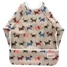 Детские нагрудники и салфетки для отрыжки Ohbabyka, многоразовые водонепроницаемые нагрудники с длинными рукавами, детские нагрудники