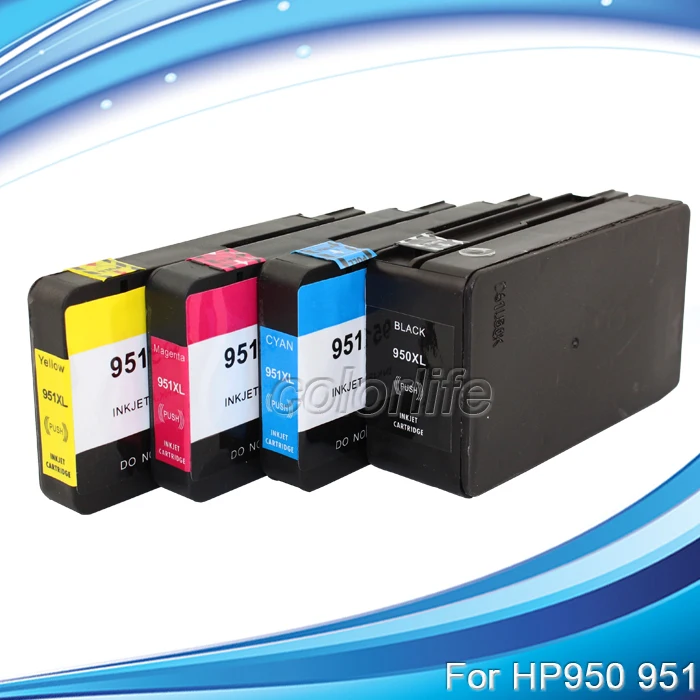 5/4 упаковки 950XL 951XL чернильный картридж для HP OfficeJet Pro 8100 8600 с чипами|ink cartridge|ink cartridge