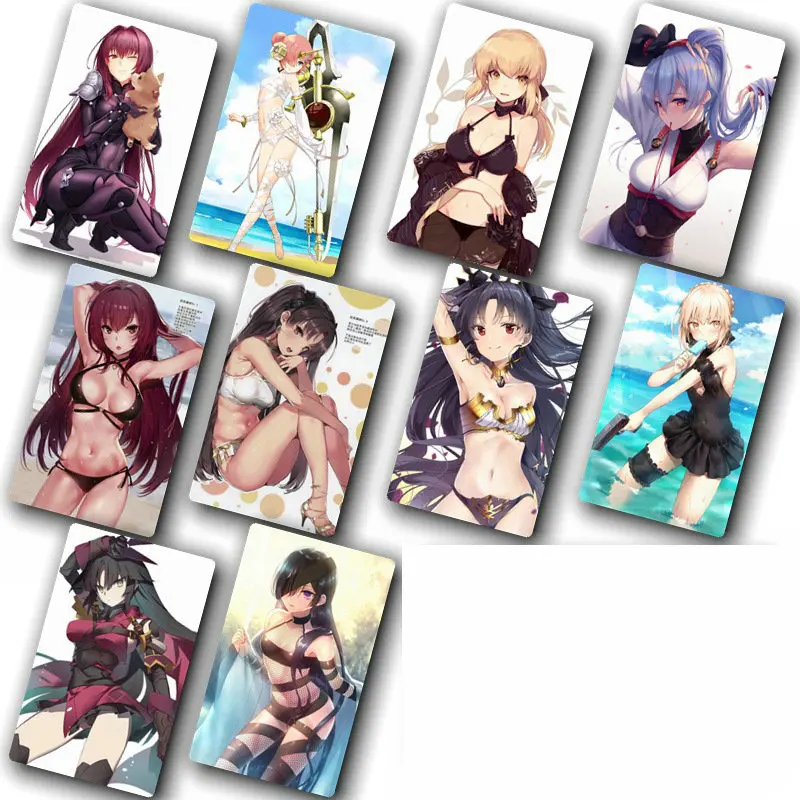 Fate/Zero Fate stay night Аниме наклейки для карт DIY водонепроницаемые карты детские наклейки игрушки для детей 100 шт./лот