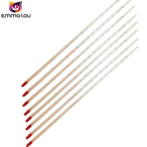 Термометр стеклянный с красной жидкостью, от-30 до 100 градусов Цельсия, базовый термометр с Полным Погружением, лабораторный, для домашнего использования