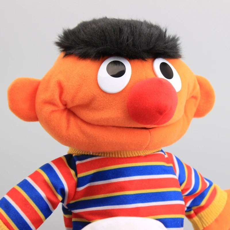 Улица Сезам куклы-Маппет Ernie Плюшевые Ручные куклы Мягкие игрушки для детей подарок на день рождения 1" 35 см
