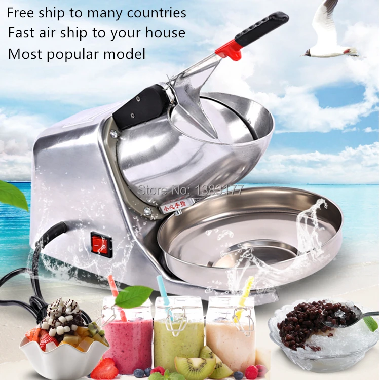 

18 Бесплатная воздушная доставка в ваш дом, коммерческая дробилка для льда, полуавтоматическая дробилка для льда, электрическая дробилка дл...