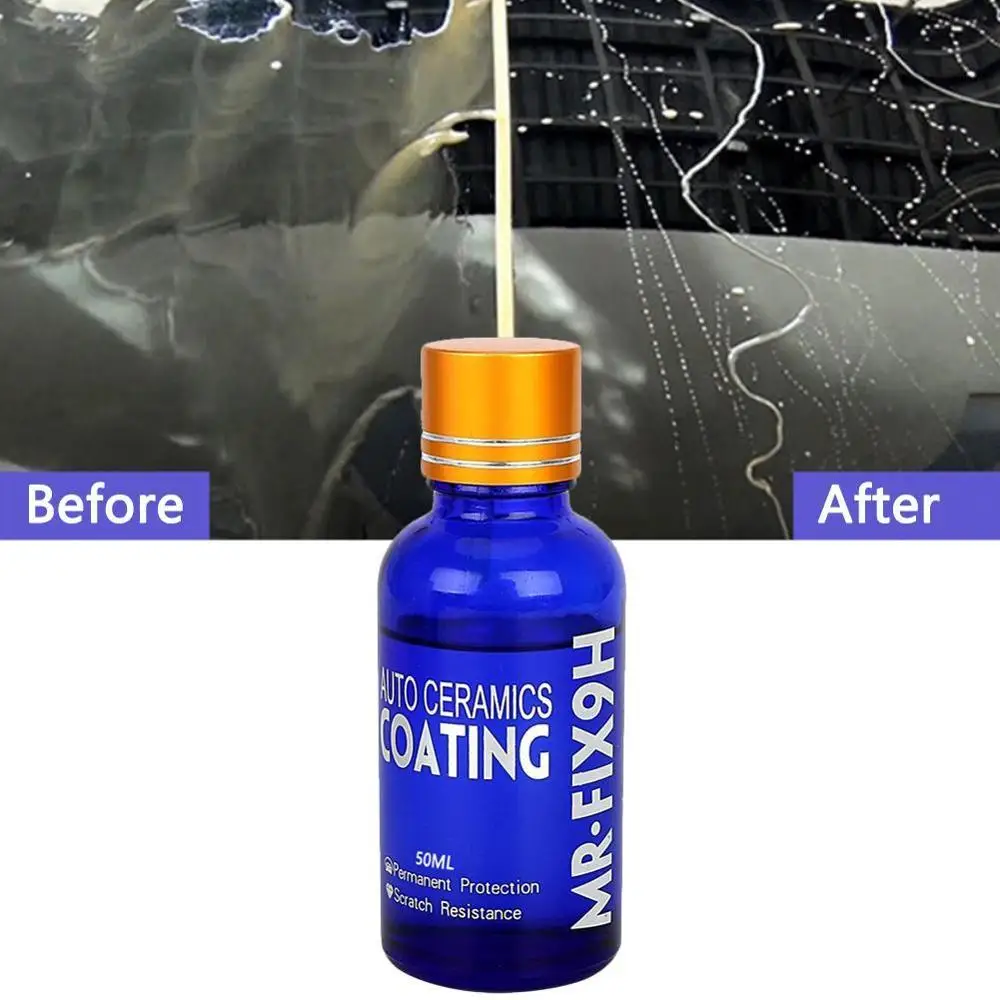 Универсальный 30 мл 9H твердость автомобиля супер гидрофобное стекло покрытие