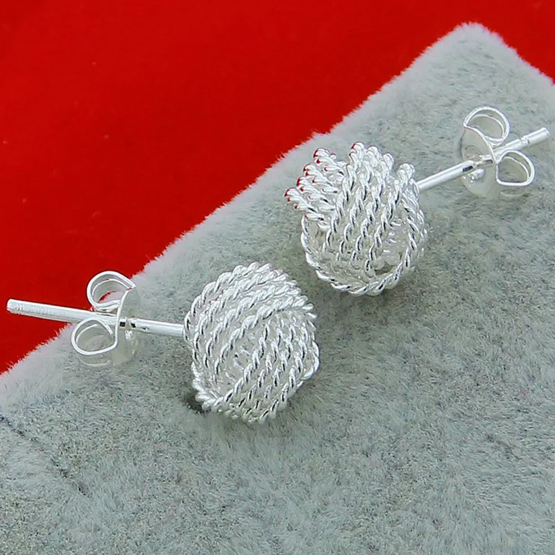 Серьги из серебра 925 пробы минималистичные серьги-гвоздики для детей ювелирные