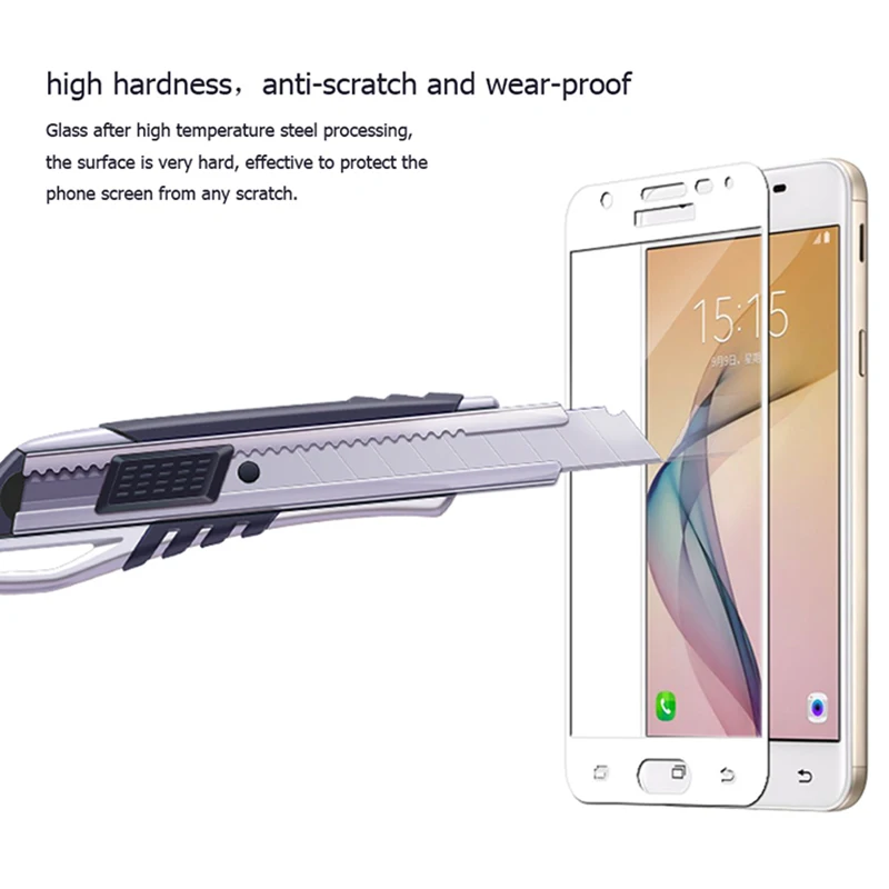 Закаленное стекло для Samsung Galaxy J3 J5 J7 2016 J330 J530 J730 2017 полноэкранная Защитная пленка