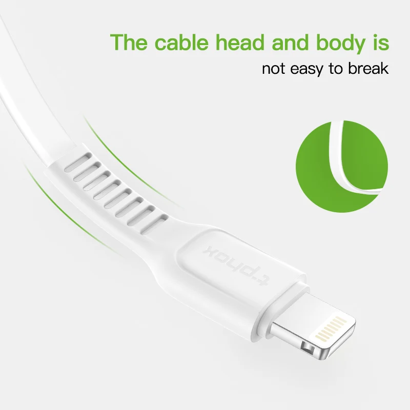 Usb-кабель T-phox для iPhone Xs Max кабель быстрой зарядки данных XR 8 7 6 6s Plus 5 5S SE мобильного